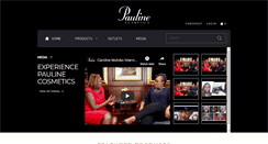 Desktop Screenshot of paulinecosmetics.com